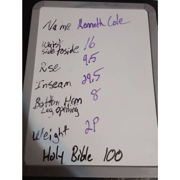 Kenneth Cole Reaction Pants Men's 32 30 Straight Leg‎ Maroon khaki's - Picture 8 of 8